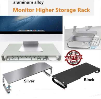 Aluminum Alloy Multifunctional Display Monitor Bracket Stand Black