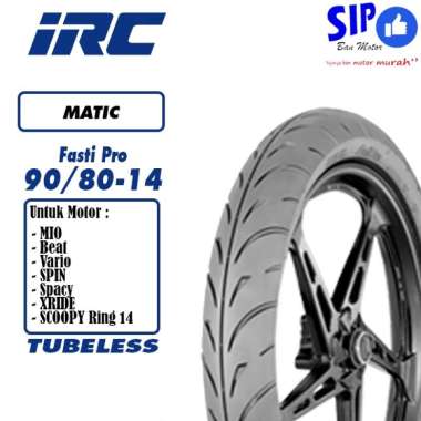 Ban racing matic IRC Fasti Pro 90 80 14 tubeless beat mio vario