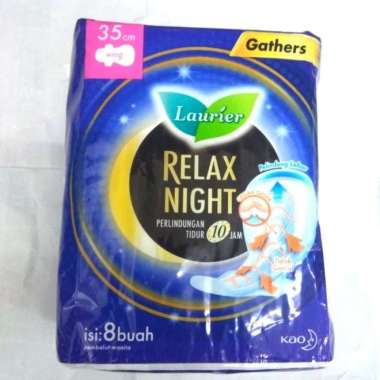Laurier Relax Night Wing 35 cm 8 pads