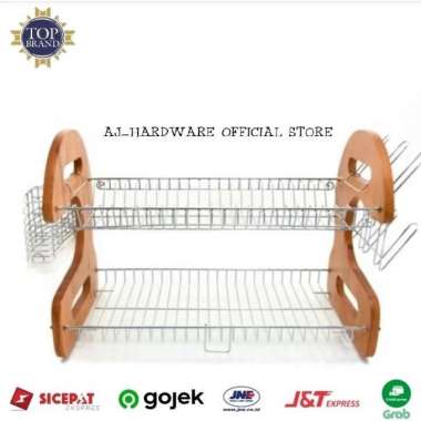 STORA Rak Piring Minimalis / Rak Piring Kayu