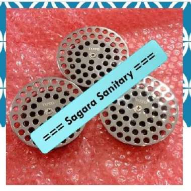 Original Toto tutup Floor Drain model bulet bintik bintik kuningan ori