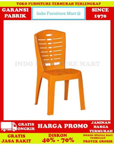 Kursi Makan Minimalis Dining Chair Cafe Plastik Napolly Big 208