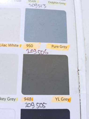 Cat Tembok 948 YL Grey Abu-Abu Vinilex 5 kg Interior Dinding Rumah
