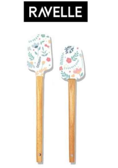 FLOWER SPATULA SET (2pcs) RL-FLO-2 RAVELLE / SPATULA SILICON RAVELLE