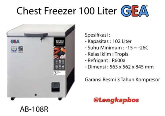 Freezer box / chest freezer GEA 108/ 100L