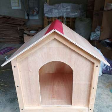 Kandang Kucing Murah pake karpet Cage Kayu Rumah Kucing outdoor