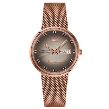 MIDO M8429.3.23.11 Commander Shade Jam Tangan Pria Rose Gold Automatic
