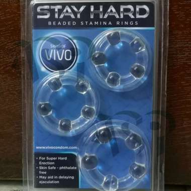 VIVO Stay Hard - Cockring Original Silikon Beaded