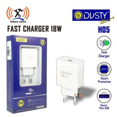 Dusty H05(18W) Charger / Kepala Casan / Fast Charging Ori