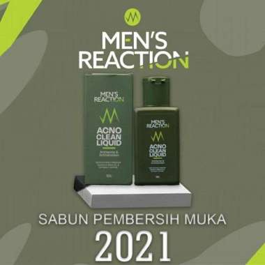 Sabun jerawat MENS REACTION Acno Clean Anti Bakteri Pembersih