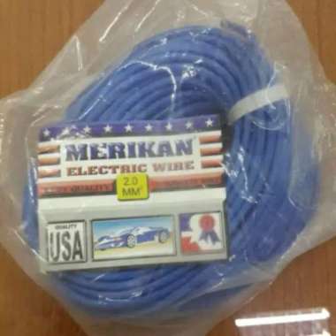 KABEL MOTOR SERABUT MERIKAN 5 WARNA Biru
