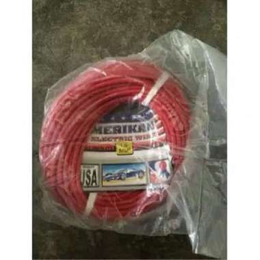 KABEL MOTOR SERABUT MERIKAN 5 WARNA Merah