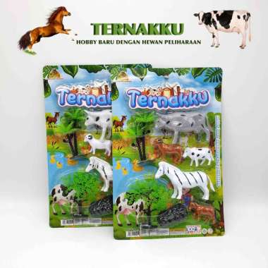 Mainan Anak hewan ternak karet Terbaru SNI - mainan binatang ternak karet - Mainan Anak Ternakku β M