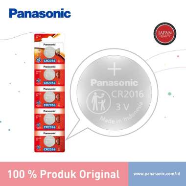Panasonic Baterai Lithium Koin CR2016 5pc Battery Lithium Coin CR2016