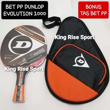 Bet Tenis Meja/ Pingpong Dunlop Evolution 1000 + Bag