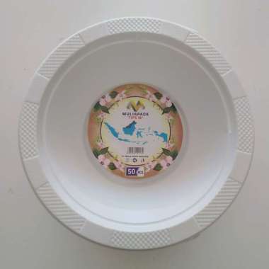 Muliapack Mangkok Plastik 7inch - 50pcs