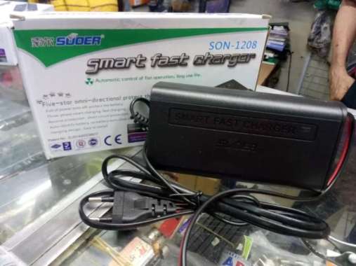 Charger Aki 8A 12V - Cas Aki 4Ah - 80Ah - Suoer