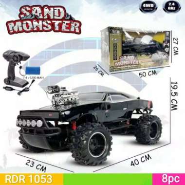 Mainan Mobil Remot Kontrol Offroad Besar -Mobil Balap RC - Mobil Remot Multicolor