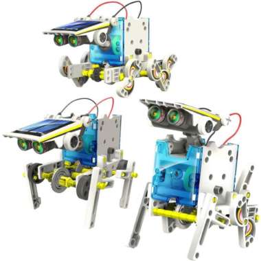 Mainan 14 in1 Transforming Solar Robot Science Education DIY Toys Kid