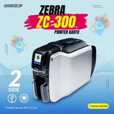ZEBRA ZC 300 DUAL SIDE PRINTER ID CARD
