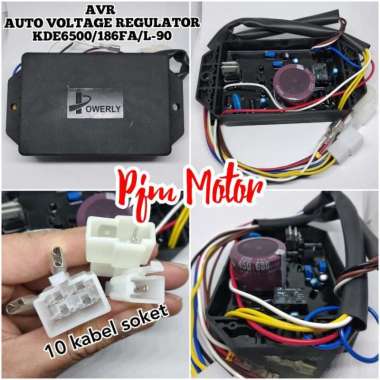 AVR Genset Solar 10 kabel 186F 186 F 5KVA 5000 7000