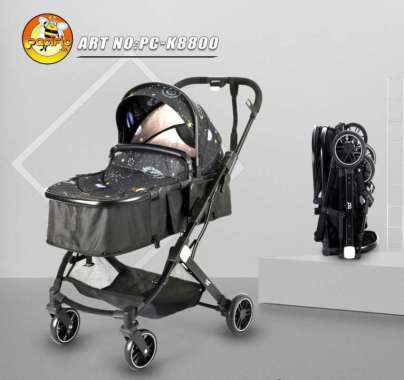 stroller & PRAM PACIFIC K8800 black sky