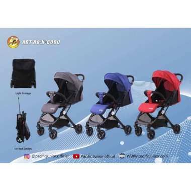 KERETA STROLLER PACIFIC K8000 red