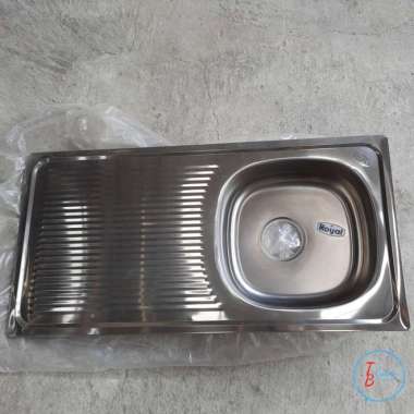 Bak Cuci Piring Royal SB 35 / Bak Cuci Piring Stainless / Kitchen Sink TERBAIK Multicolor