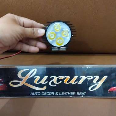 lampu tembak sorot led 4 mata dan 6 mata spion motor 12 volt