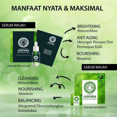 Leafhea serum wajah Original