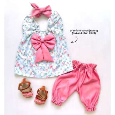 DELIA CLOWN SET 3-12 bulan navy blue