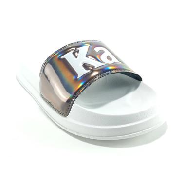 Kappa Slide Sandal Flat Wanita 40 White