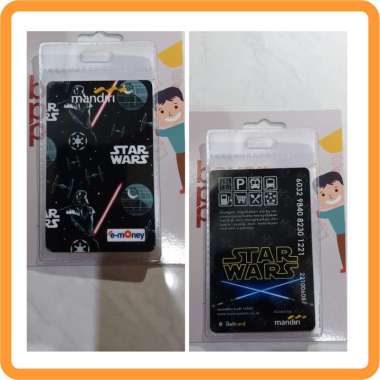 Kartu eMoney eToll Tapcash BRIZZI edisi Star Wars - Custom Print eMoney Mandiri