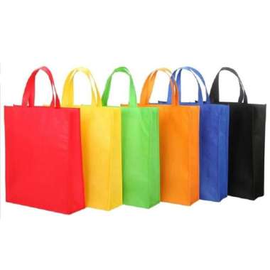 Tas Kain Spunbond Gasset Polos Berkualitas (30x40x9) Goodie Bag
