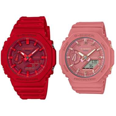 JAM TANGAN COUPLE ORIGINAL CASIO GA 2100 4ADR WITH CASIO GMA S2100 4A2DR JAM COUPLE ORIGINAL CASIO G