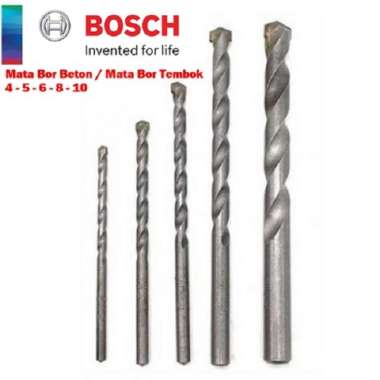 BOSCH Mata Bor Beton Set 4-10mm 5pcs /BOSCH Mata Bor Tembok Set 4-10mm