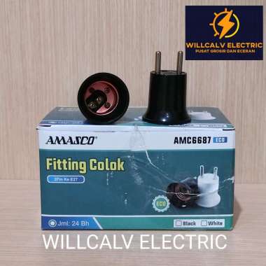 AMASCO FITING LAMPU COLOK / FITING COLOK AMASCO E27