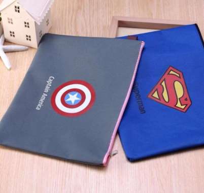 Tas Anak-Tas Pouch Holder-Tas Organizer-Captain America