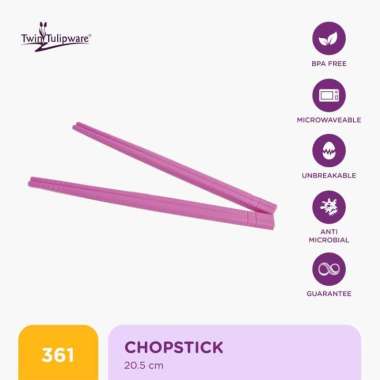 Sumpit Twin Tulipware Chopstick (set of 2) Avo Pink Lady