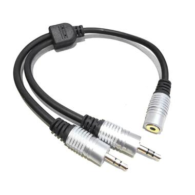 Jual Iit Dc 3 5mm Trrs 4 Pole Male To 2 3 5mm Female Input Trs
