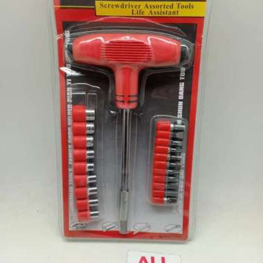 Obeng Set 21 Pcs - Screwdriver 2 Set - Obeng Kunci T