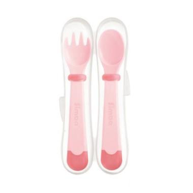 Simba Its Yummy Learning Spoon and Fork Set Pink