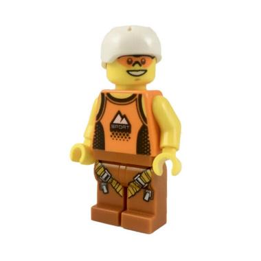 LEGO 60202 Part Out CTY0917 Mountain Rock Climber Mini Figure