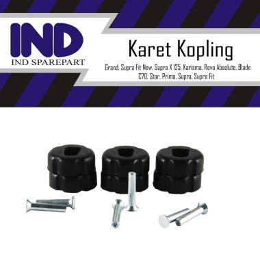 IND Onderdil Karet Kopling Motor for C70/Grand/Star/Prima/Legenda/Supra-X-125/Fit/New-Blade/FI/Revo/