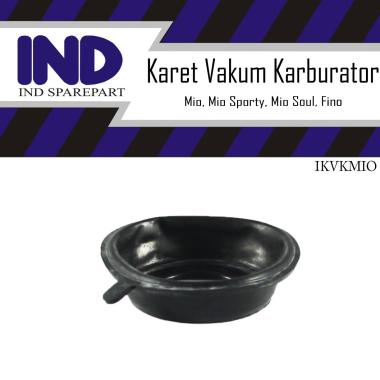IND Onderdil Karet Vakum Skep Karburator Motor for Mio/ Mio Sporty/ Mio Soul/ Fino HItam
