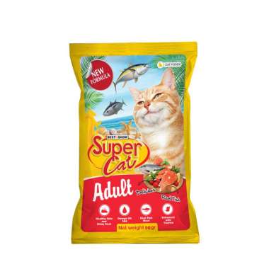 Supercat Adult 50gr - Makanan Kering Kucing