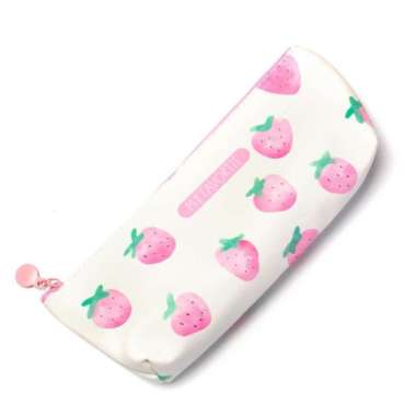 Strawberry Summer Pencil Case Tempat Pensil Kotak Stationery Korea Multicolor