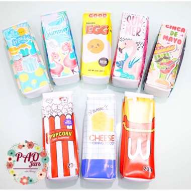 Tempat Pensil Unik / Tempat Pensil Sekolah / Tempat Pensil Termurah Multicolor