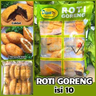 Roti Goreng Diva isi 10 Ayam Sayur