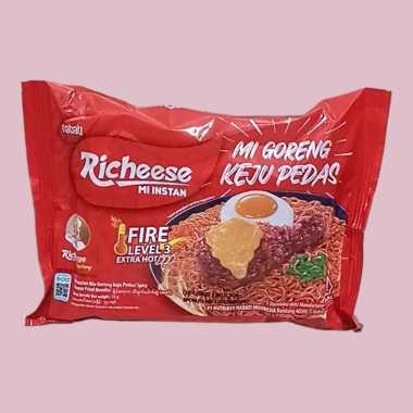 Richeese Mi Goreng Keju Pedas Level 3 Mie Instan 70gr
